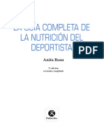 La Guía Completa de La Nutrición Del Deportista