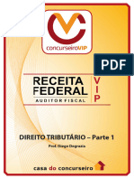 Apostila RF Vip Auditor Fiscal Direito Tributario Parte 1 Diego Degrazia