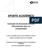 3 - ING1037 - C6 - Apunte Academico Concepto de Economia Circular Internacional, Pero No Consensuado
