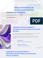 Interoperabilite Et Distribution de LInformation de Contexte Big Data Appliquee Au Marketing