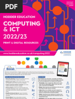 Hodder Education Computing Catalogue 2022 23