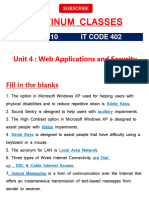 Unit 4 Web Application and Security QandA
