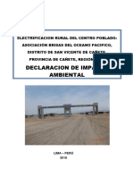 Declaracion de Impacto Ambiental