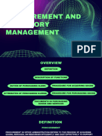 Procurement and Inventory Management