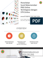 Penerbitan Surat Rekomendasi PKB Online Terintegrasi Dengan STR Online