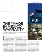 ProMexico: Negocios Magazine: The "Made in Mexico" Warranty