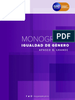 Apaseo El Grande. Monografia Igualdad de Genero