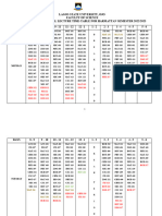 2023 - 2024 First Semester Lecture Timetable Final