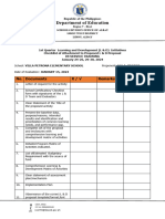 Proposal Checklist District