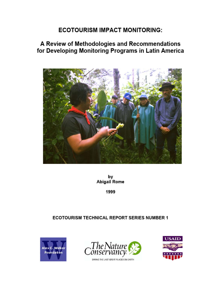 Ecotourism Impact Monitoring-A Review of Methodologies and ...