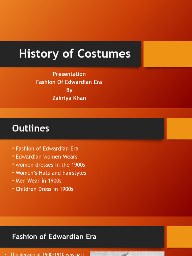 Fashion Of Edwardian Era Pdf