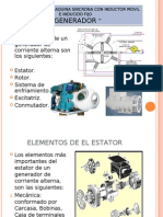 Construccion de Maquina Sincrona Con Inductor Movil e