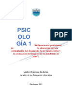 Psicología 1-INFORME FINAL-Vladimir Espinosa-1er Año Lic. Educ. Informática