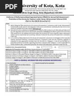 UOK-PBAS Proforma