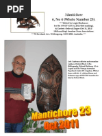 Download Mantichore 23 Oct 2011 by Leigh Blackmore SN70142644 doc pdf