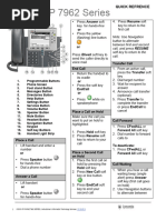 Cisco Quickref7962