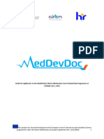MedDevDoc Guide For Applicants