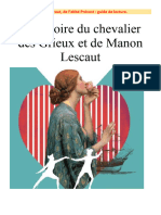 Manon Lescaut Guide de Lecture Questions Et Exposés