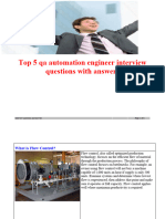 Top 5 Automation Engineer Interview Questions With Answers