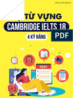 B T V NG CAMBRIDGE IELTS 18 - 4 K NĂNG (Draft)
