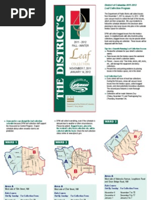 Fall Leaf Brochure 2011-2012