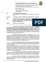 Informe de Conformacion de Comite