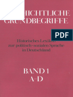 Otto Brunner, Werner Conze, Reinhart Koselleck (HRSG.) - Geschichtliche Grundbegriffe - Historisches Lexikon Zur Politisch-Sozialen Sprache in Deutschland (Band 1 - A-D)