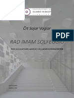 NGL - Ritmične in Melodične Vaje Od 1 Do 6.r - Rad Imam Solfeggio - ČRT Sojar Voglar