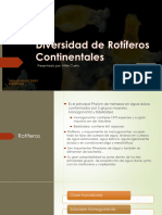 Diversidad de Rotíferos Continentales