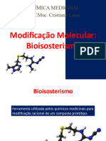 Aula Modificação Molecular - Bioisosterismo