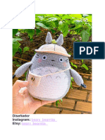 Totoro Amigurumi Patron Gratis