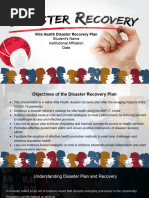 Disaster Recovery Plan Villa Health