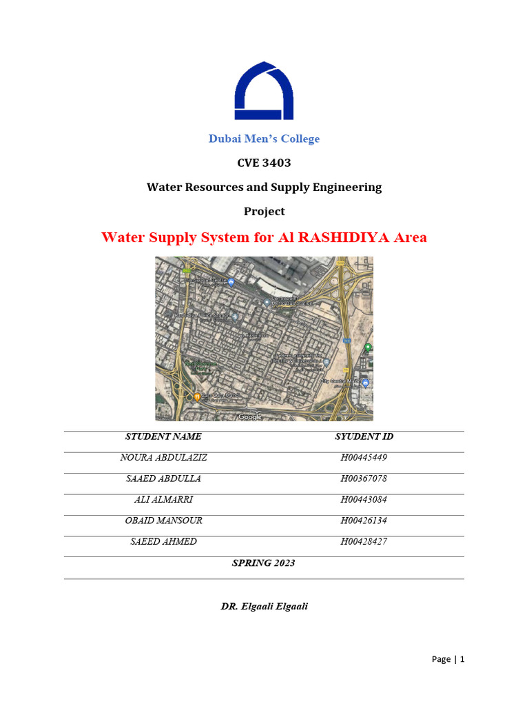 Project Water-Al Rashidiya | PDF | Water | Water Purification