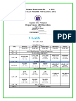 MG Class Program Template 1