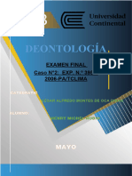 Examen Final Deontología