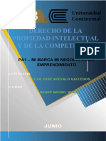 PA1 Derecho de La Propiedad Intelectual y de Las Competencias