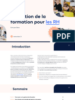 La Gestion de La Formation Pour Les RH-ELEVO