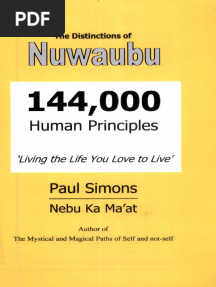 The Distinctions of Nuwaupu - 144,000 Human Principles