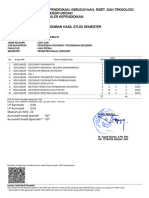 Kartu Hasil Studi (KHS) - Akad Unimed