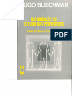 Introdução ao Estudo das Pervesões - Hugo Bleicmar