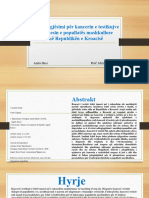 Ndërgjegjësimi Për Kancerin e Testikujve Në Mesin e Popullatës Mashkullore Në Republikën e Kroacisë