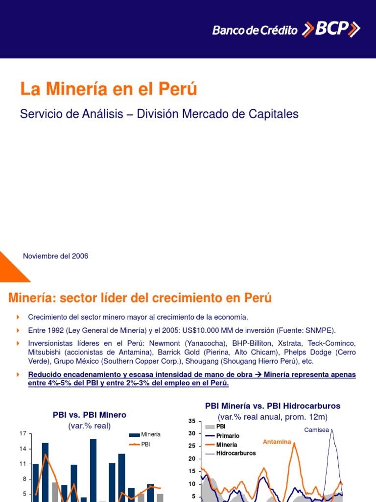 La Mineria en El Peru | PDF