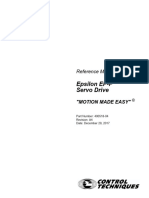 Servoregelaars Epsilon Ep P Servo Drive Reference Manual en Issa4 400518 04