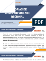Teorias de Desenvolvimento Regional