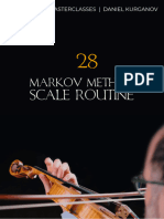 Albert Markov - Scale Routine from his Violin Method