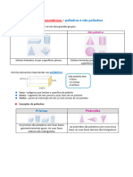 Sólidos Geométricos - Poliedros e Não Poliedros