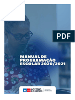 Manual de Regras Da Programação Escolar - Escolas