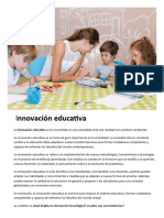 Innovación Educativa Foro