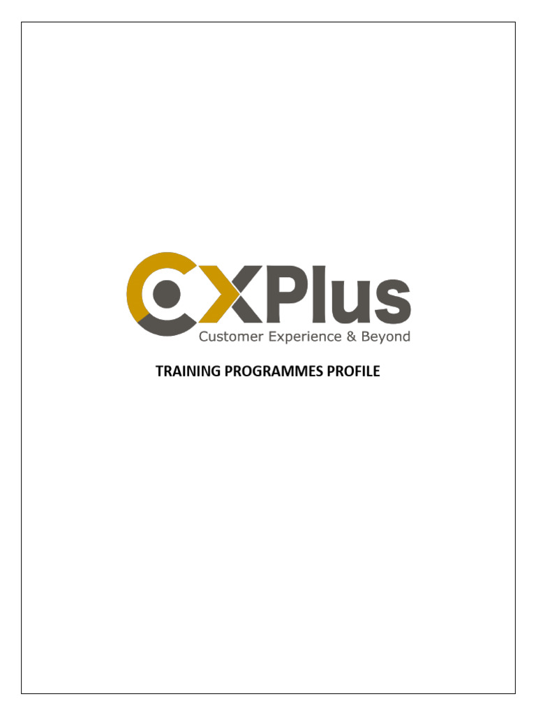 Comprehensive Training Program Overview | PDF | Leadership | Customer ...