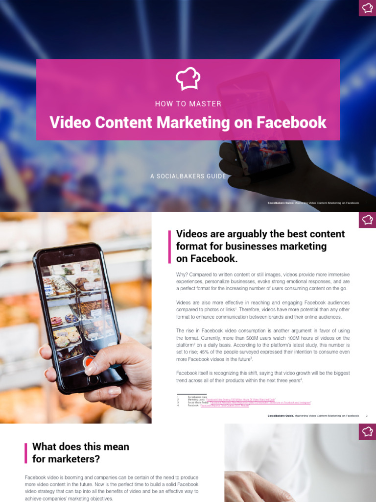 7.6 Guide-To-Mastering-Video-Content-Marketing-On-Facebook PDF | PDF ...